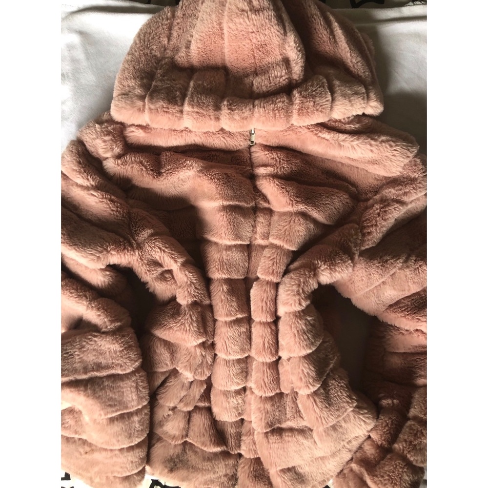 Mauve(Pink) Fur Jacket